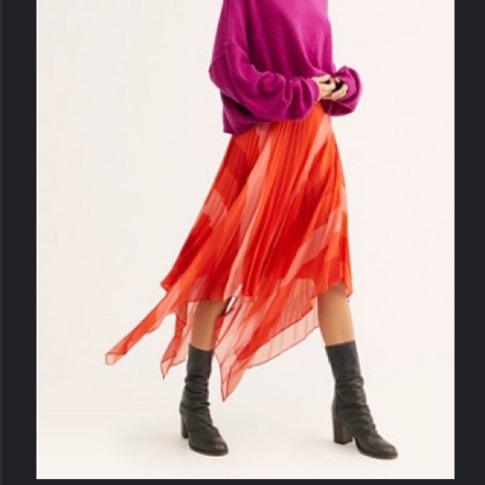 NWT free people papillon skirt